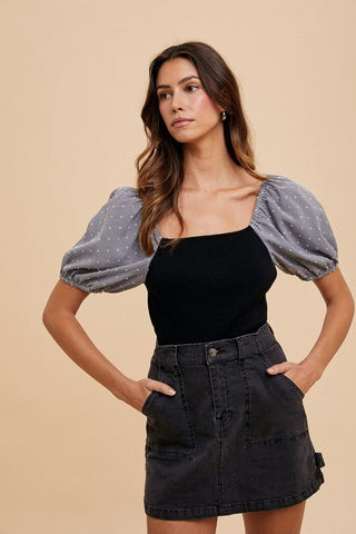 Black Cargo Denim Mini Skirt - MOD&SOUL - Contemporary Women's Clothing