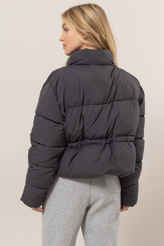 Black Quilted Puffer Jacket - MOD&SOUL - Contemporary Women's Clothing