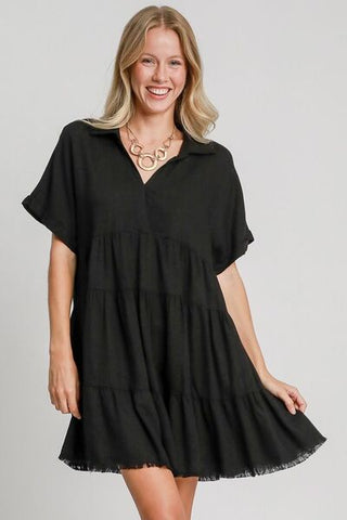 Black Tiered Dress - MOD&SOUL - Contemporary Women's Clothing