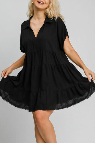 Black Tiered Dress - MOD&SOUL - Contemporary Women's Clothing