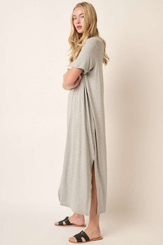 Button Waist Maxi Dress - MOD&SOUL - Contemporary Women's Clothing