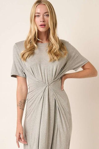 Button Waist Maxi Dress - MOD&SOUL - Contemporary Women's Clothing