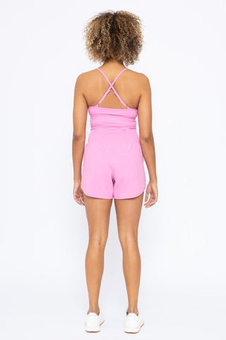 Cross Back Active Romper - MOD&SOUL - Contemporary Women's Clothing