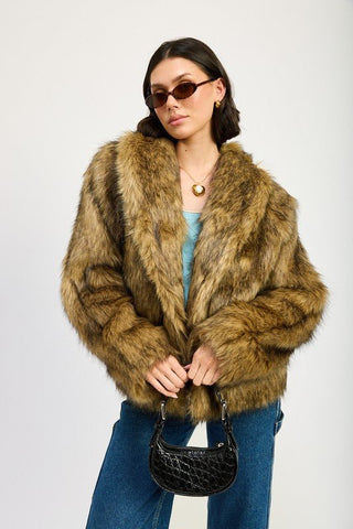 Faux Fur Jacket - MOD&SOUL - Contemporary Women's Clothing