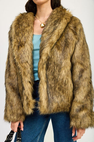 Faux Fur Jacket - MOD&SOUL - Contemporary Women's Clothing