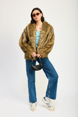 Faux Fur Jacket - MOD&SOUL - Contemporary Women's Clothing