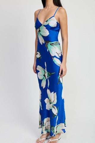 FLORAL BIAS MAXI DRESS - MOD&SOUL - Contemporary Women's Clothing