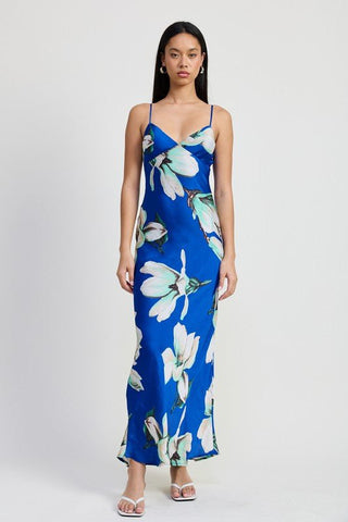 FLORAL BIAS MAXI DRESS - MOD&SOUL - Contemporary Women's Clothing