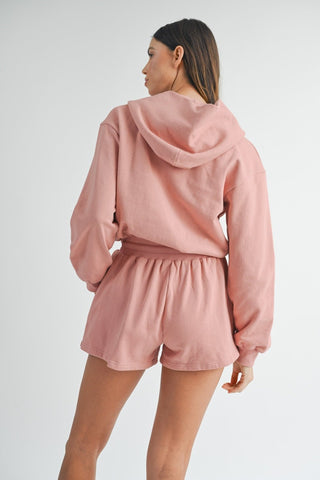 French Terry Hooded Romper - MOD&SOUL - Contemporary Women's Clothing