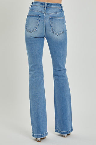 High Rise Button Fly Jeans - MOD&SOUL - Contemporary Women's Clothing