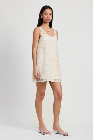 MINI FLORAL CROCHET DRESS - MOD&SOUL - Contemporary Women's Clothing