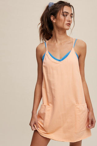 Sporty Mini Dress With Built in Romper Liner - MOD&SOUL - Contemporary Women's Clothing