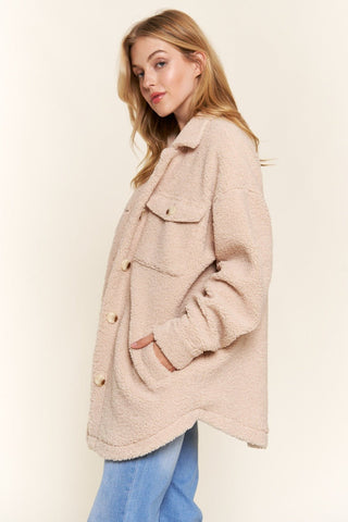 Teddy Sherpa Shacket - MOD&SOUL - Contemporary Women's Clothing