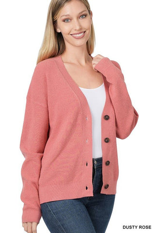 VISCOSE SWEATER CARDIGAN - MOD&SOUL - Contemporary Women's Clothing