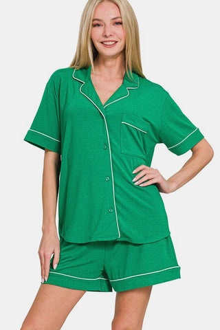 Zena Lounge Set - Kelly Green - MOD&SOUL - Contemporary Women's Clothing