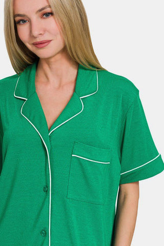 Zena Lounge Set - Kelly Green - MOD&SOUL - Contemporary Women's Clothing