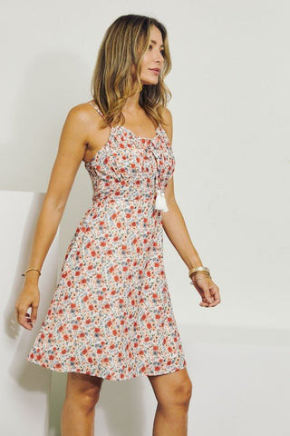 Sleeveless Floral Dress -  - J.NNA - MOD&SOUL